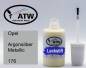 Preview: Opel, Argonsilber Metallic, 176: 20ml Lackstift, von ATW Autoteile West.